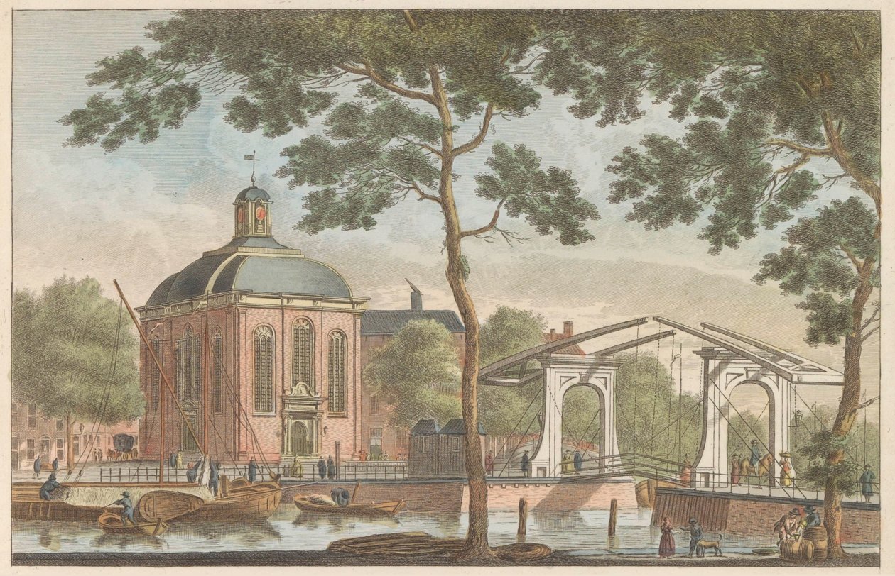 Église luthérienne à Rotterdam, vers 1790 - Carel Frederik Bendorp (I)