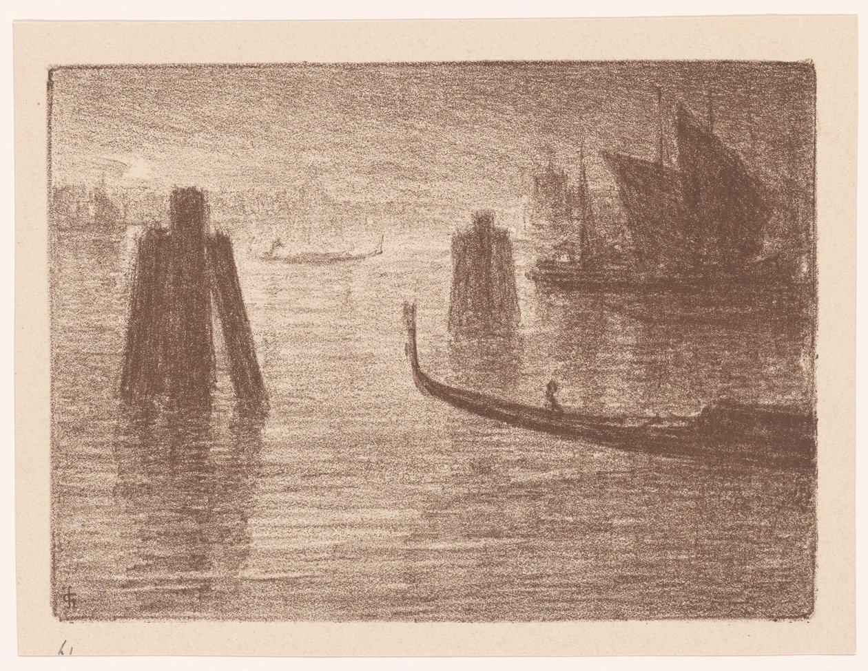 Port à Venise - Carel Nicolaas Storm van 