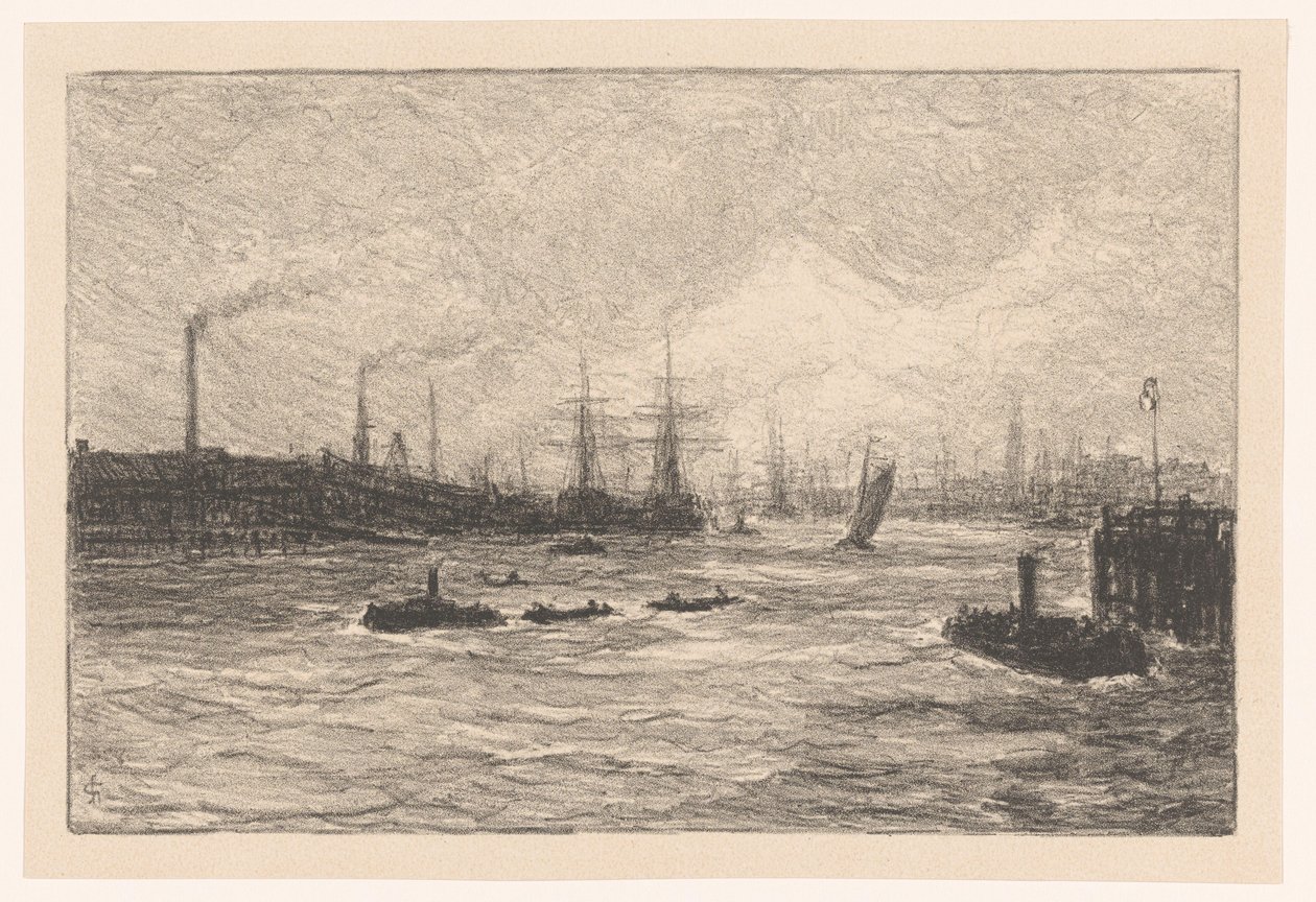 Port de Hambourg - Carel Nicolaas Storm van 
