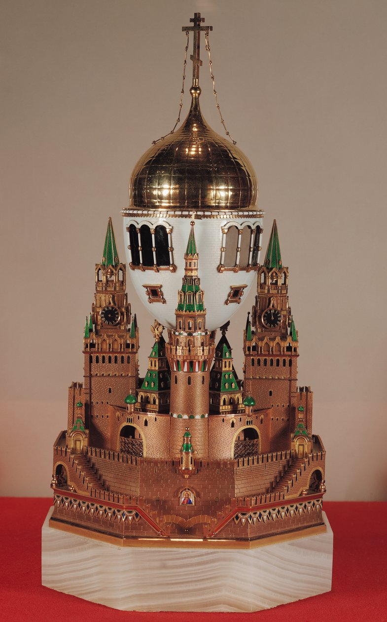 Œuf de Pâques en forme de cathédrale de l