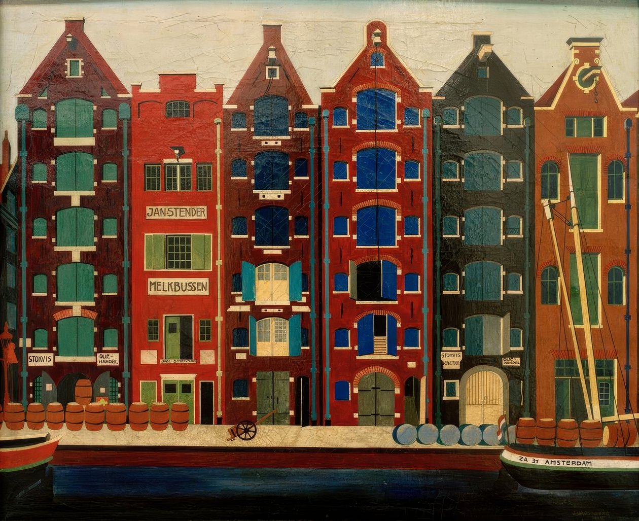 Amsterdam, Brouwersgracht - Carl Grossberg