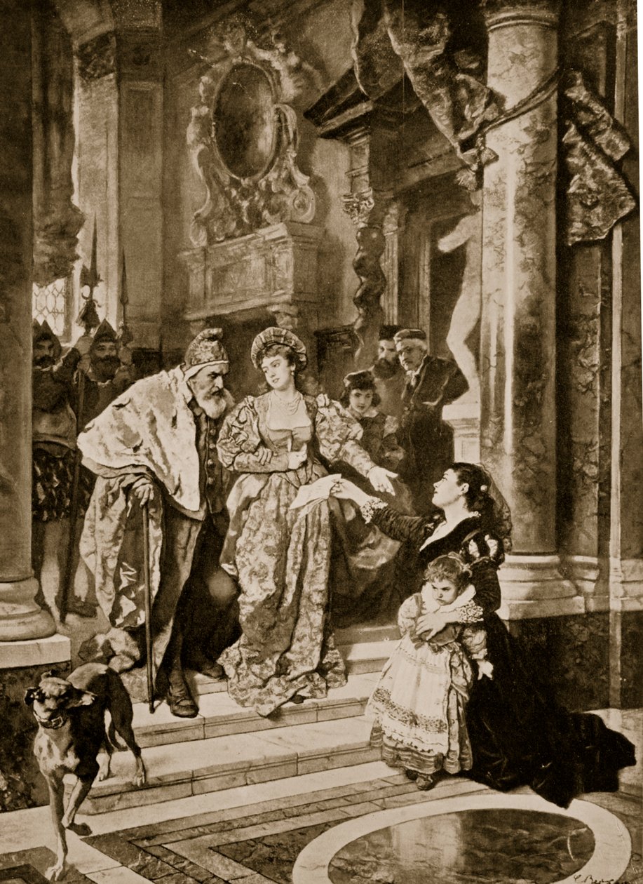 Un pétitionnaire devant le Doge - Carl Ludwig Friedrich Becker