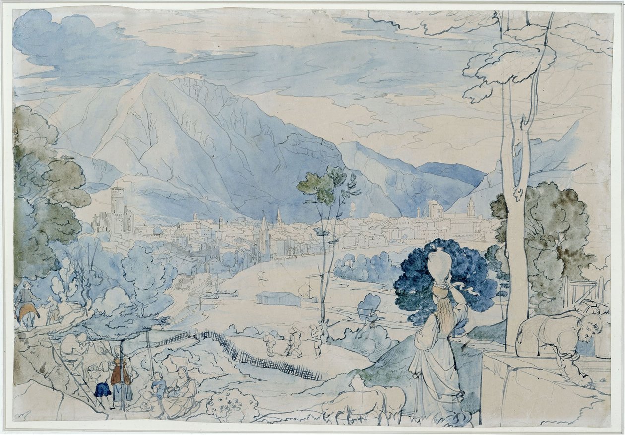 Vue de Trente - Carl Philipp Fohr