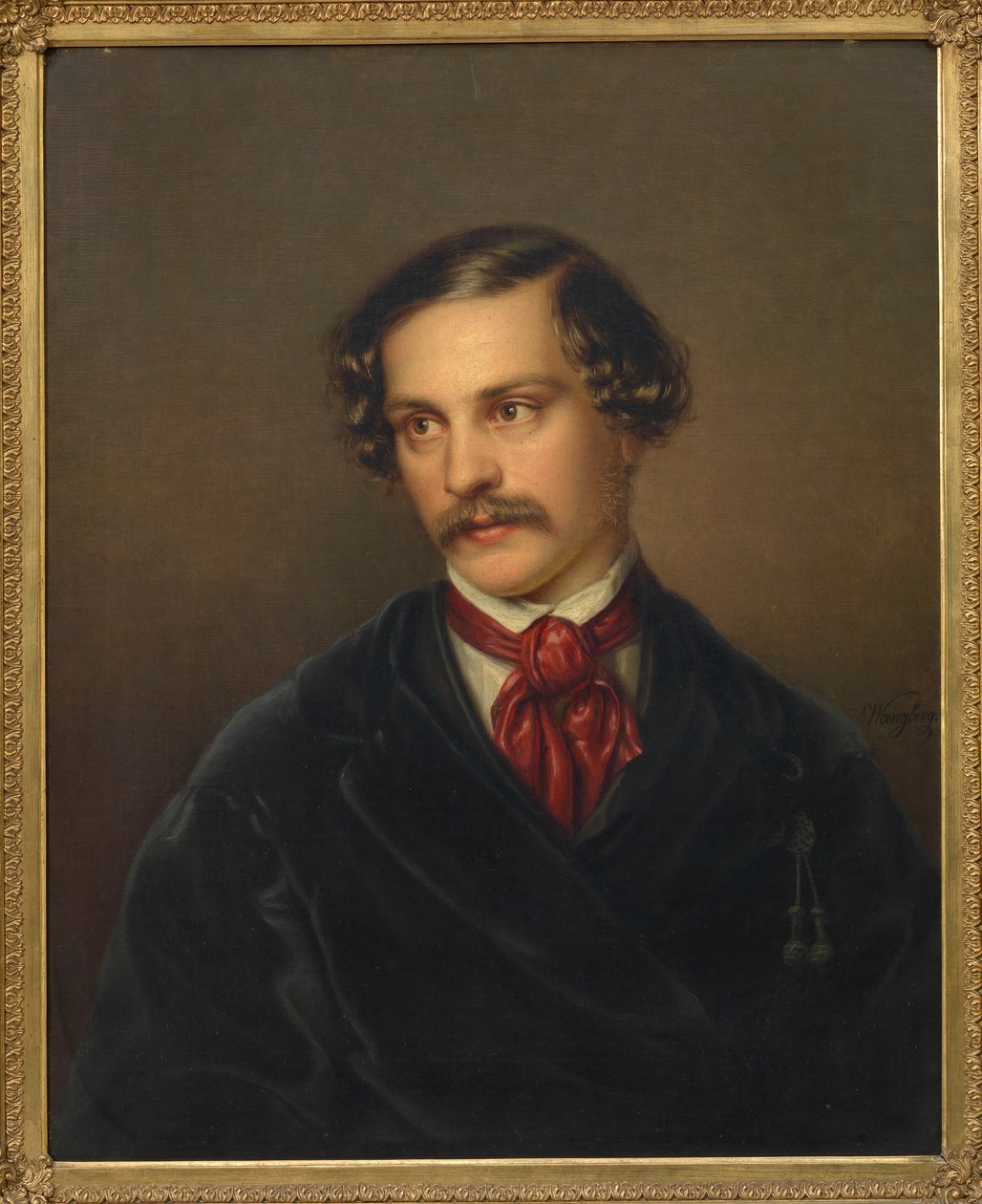 Portrait du dramaturge et compositeur Alexander Baumann - Carl Adolph Wangberg