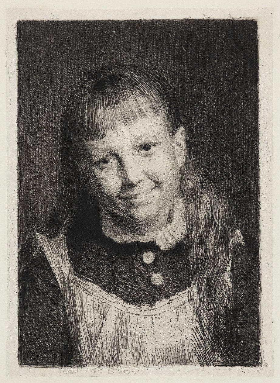 La fille riante. Portrait d
