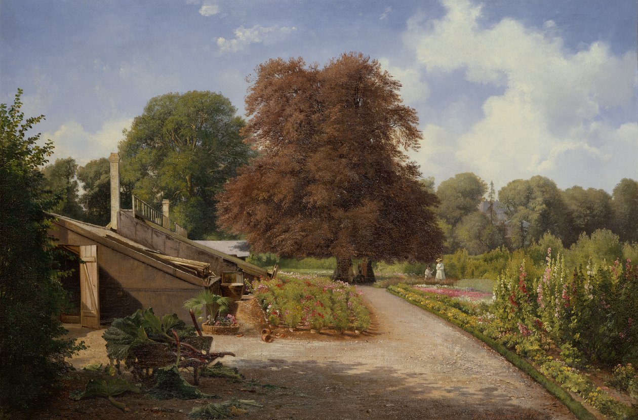 Dans le jardin - Carl Frederick Aagaard