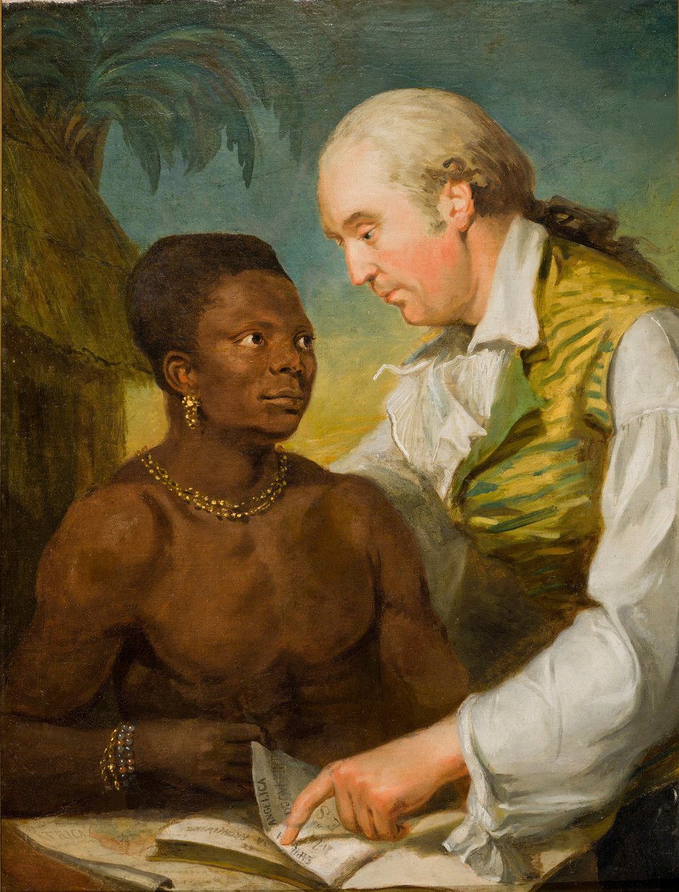 Double portrait de Carl Bernhard Wadström (1746-1799) et du prince Peter Panah - Carl Frederik von Breda