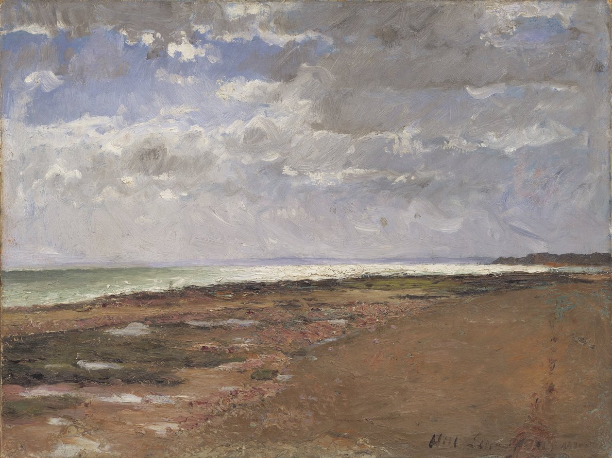 La plage à Luc, France - Carl Fredrik Hill