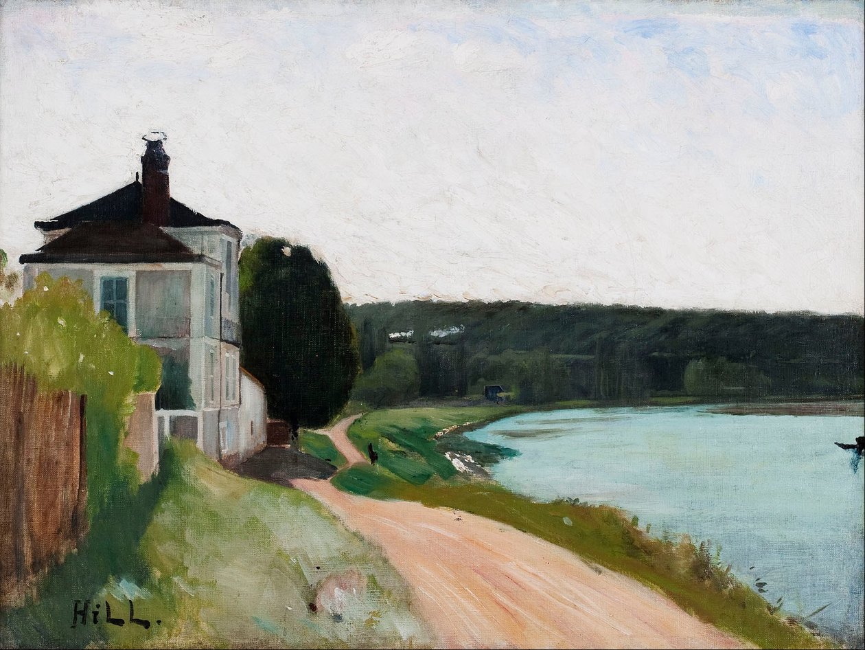 Villa à Seine, Bois-le-Roi. Fontainebleau - Carl Fredrik Hill