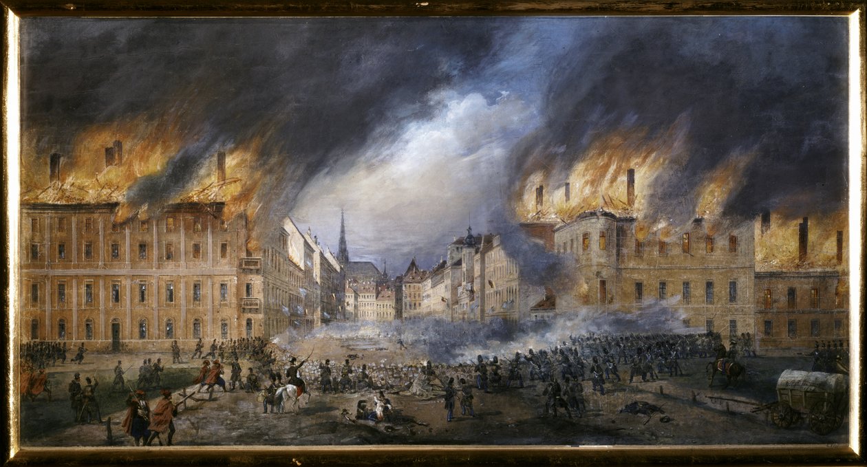 RÉVOLUTION DE MARS: Bataille à la barricade de l