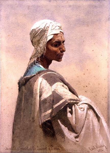Auwatt, un serviteur au couvent du Sinaï - Carl Haag