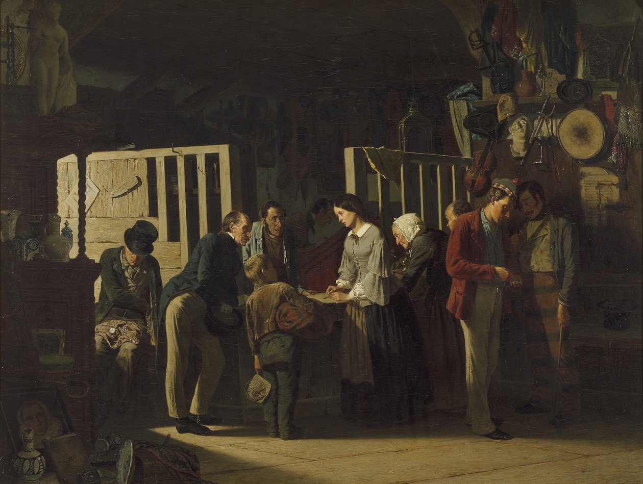 Le prêteur sur gages II, 1859 - Carl Hendrik d Unker