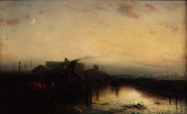 Soirée au clair de lune - Carl Hilgers