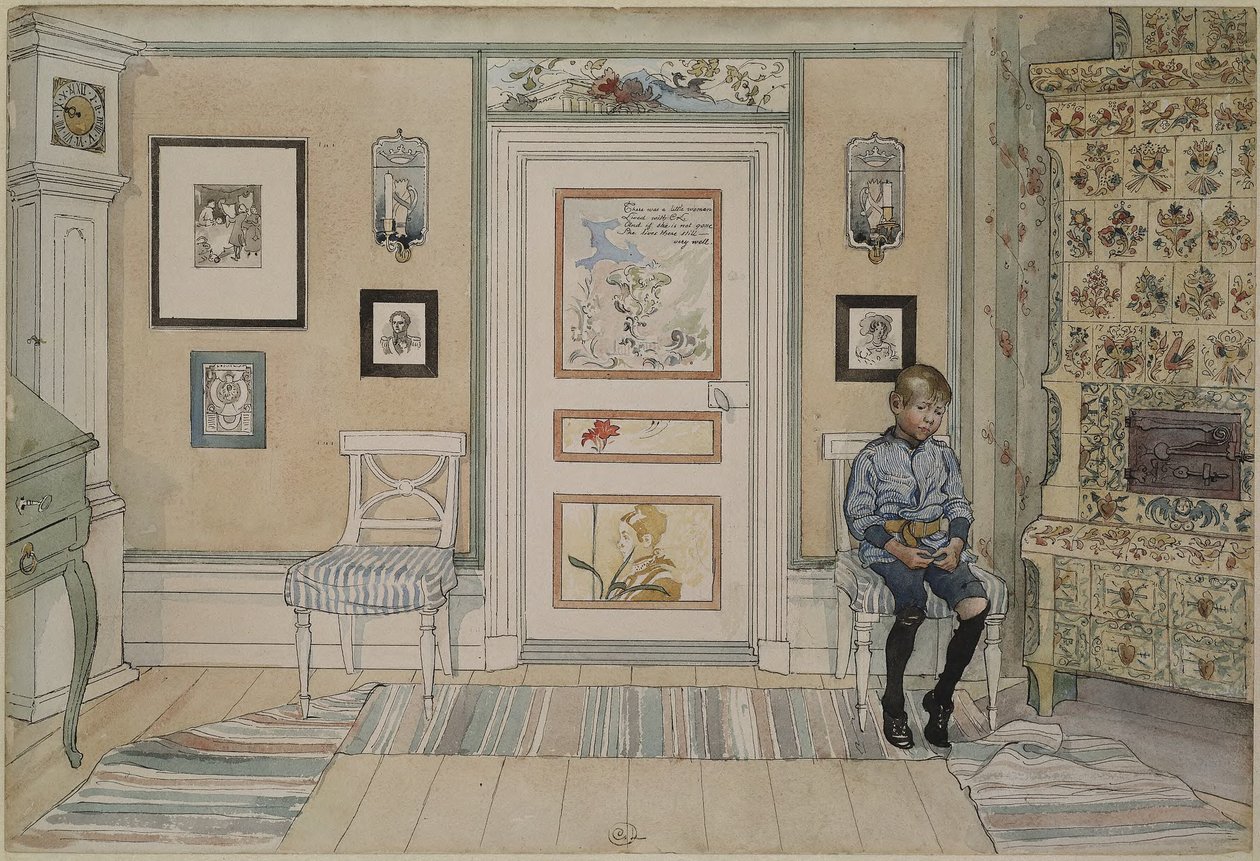 Dans un coin. Depuis chez soi (26 aquarelles) - Carl Larsson