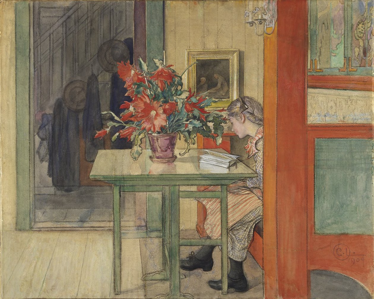 Lisbeth Reading - Carl Larsson