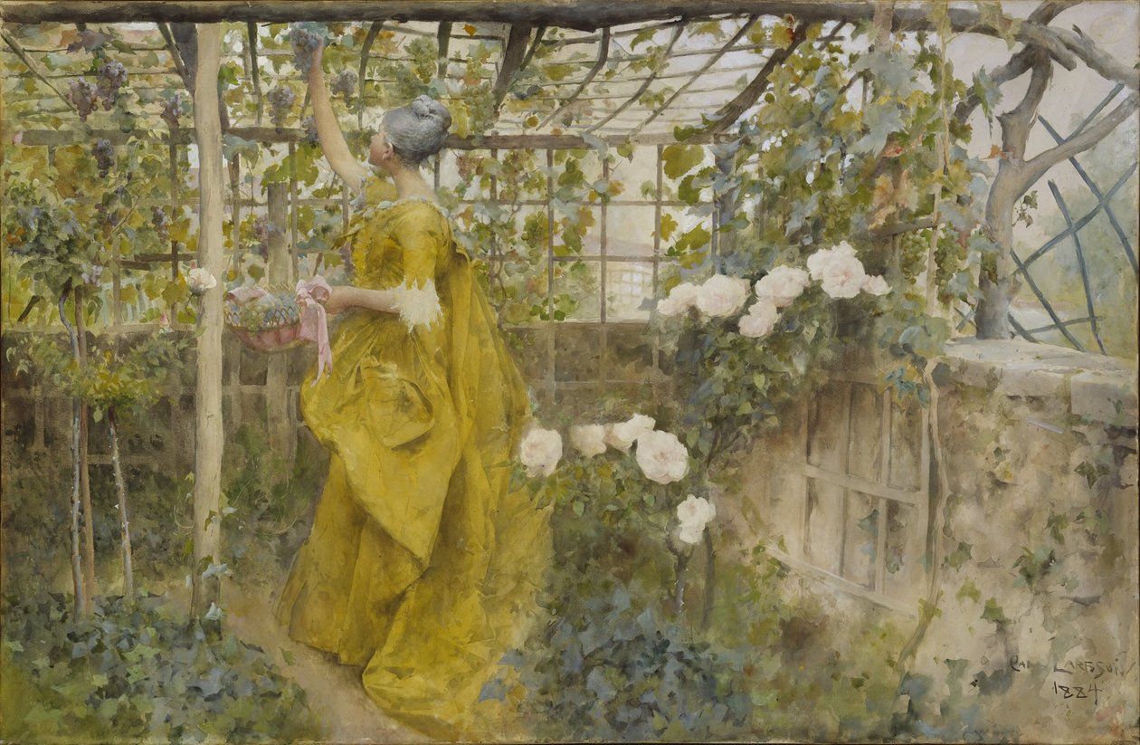 La vigne - Carl Larsson