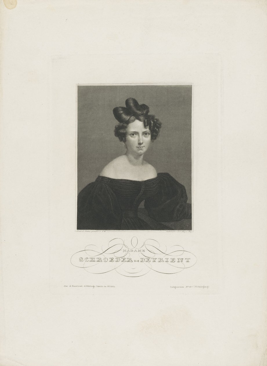 Portrait de la chanteuse d