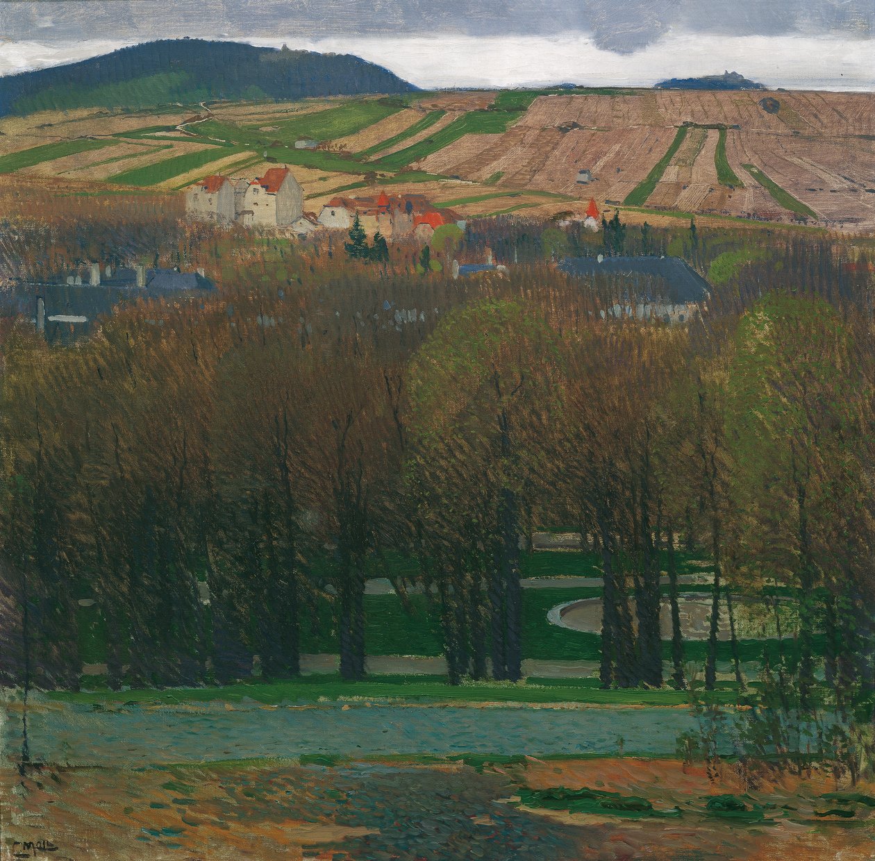 Vue de Heiligenstadt sur le Nußberg - Carl Moll