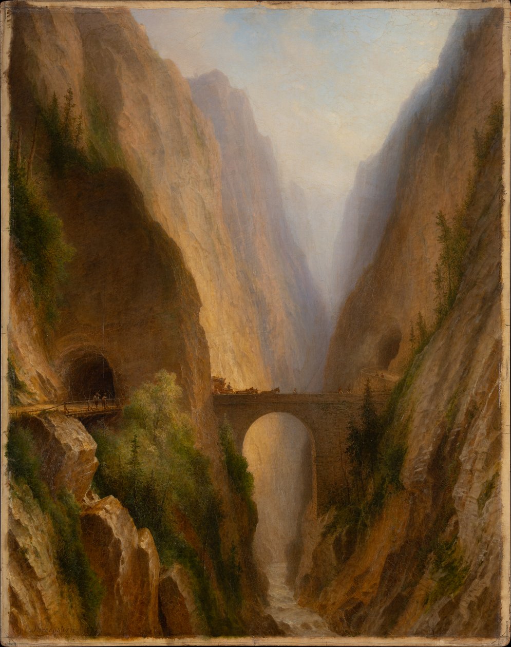 La Via Mala dans les Grisons - Carl Morgenstern