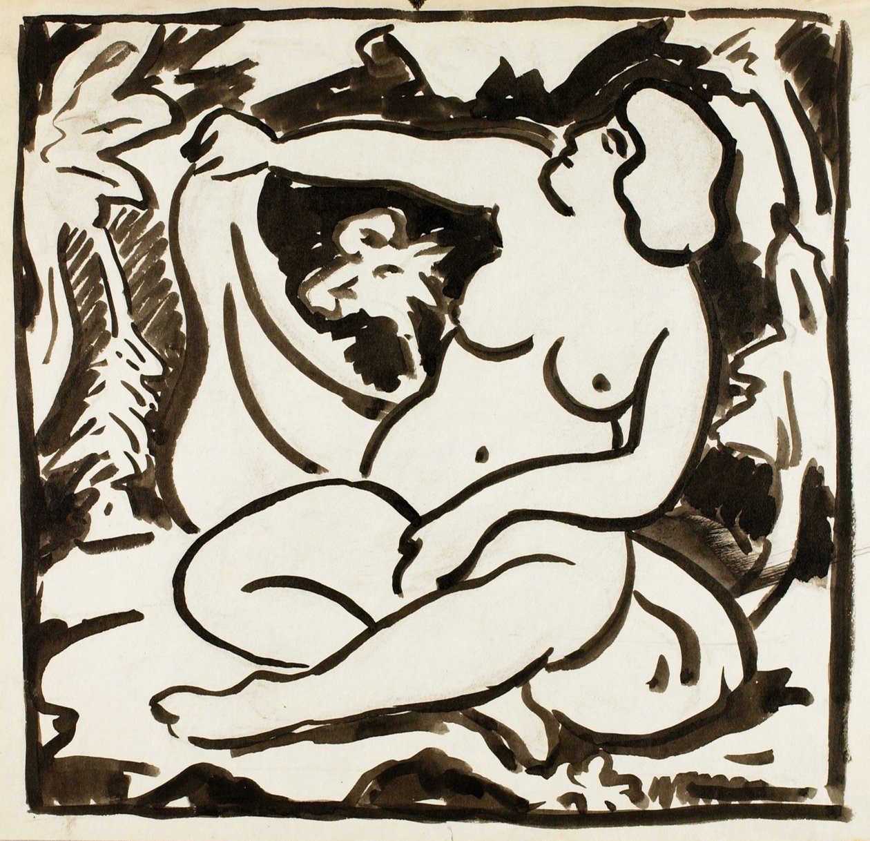 Nu couché - Carl Newman