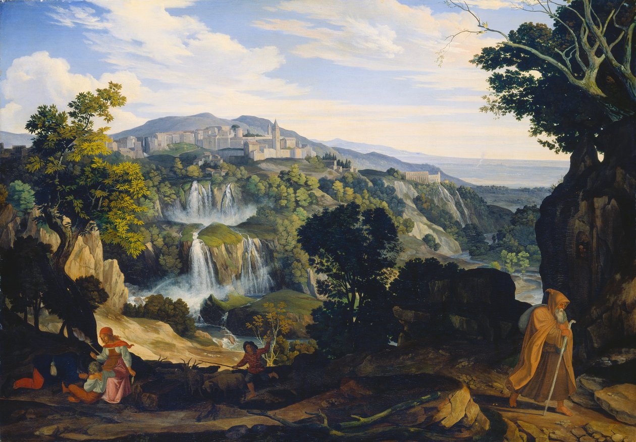 Les cascades de Tivoli - Carl Philipp Fohr