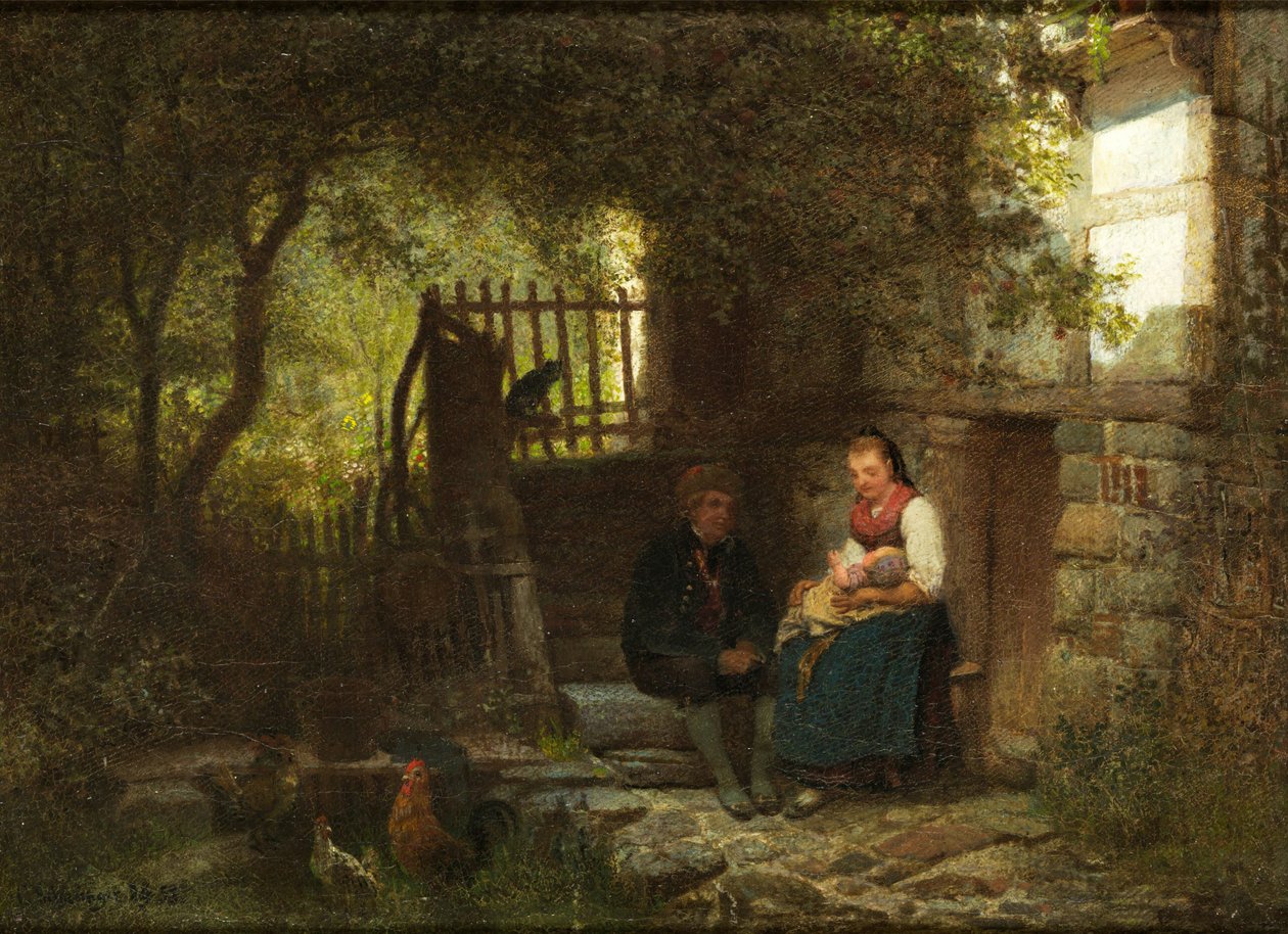 Carl Schlesinger Devant la maison - Carl Schlesinger