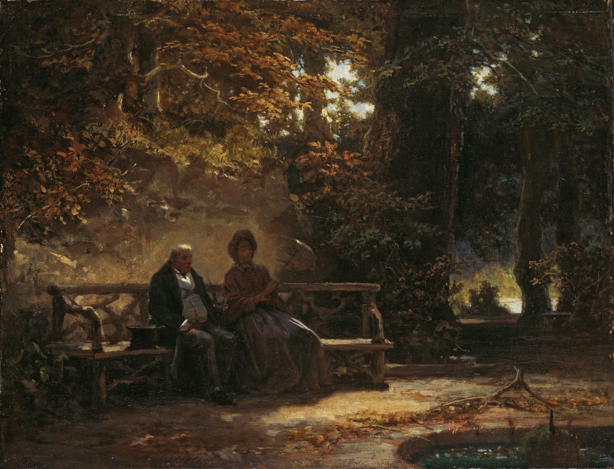 Promeneurs au repos - Carl Spitzweg