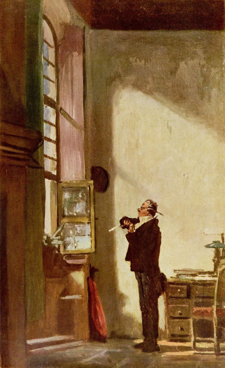 Le scribe - Carl Spitzweg