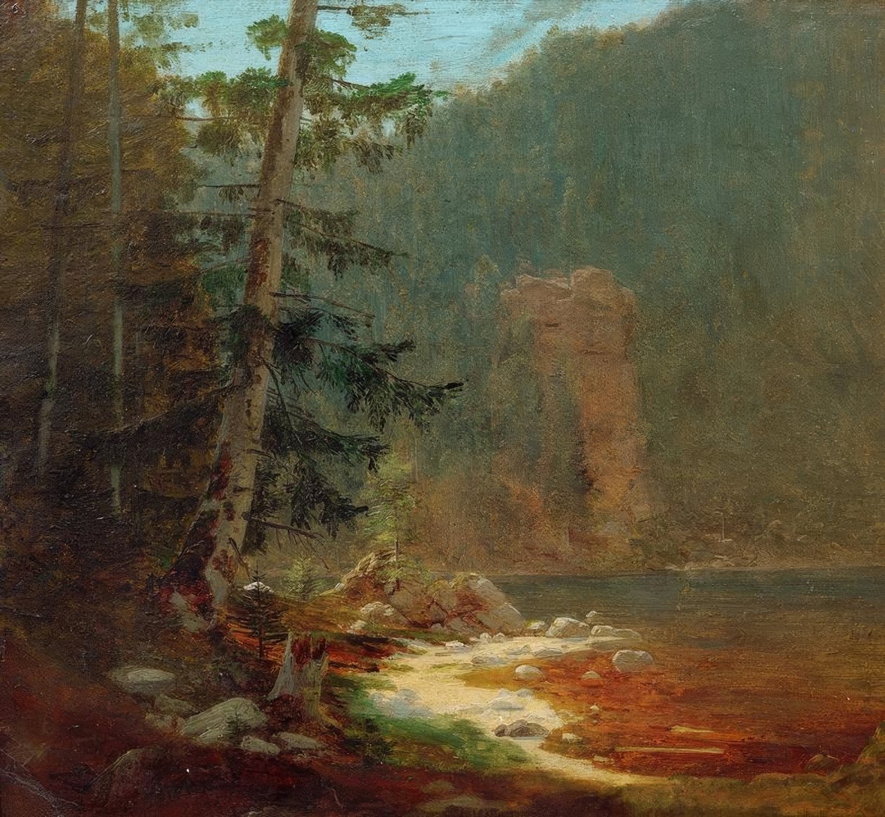 Gorge rocheuse avec ruisseau près de Lenggries - Carl Spitzweg