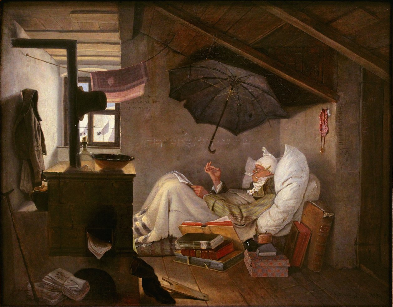 Le pauvre poète - Carl Spitzweg