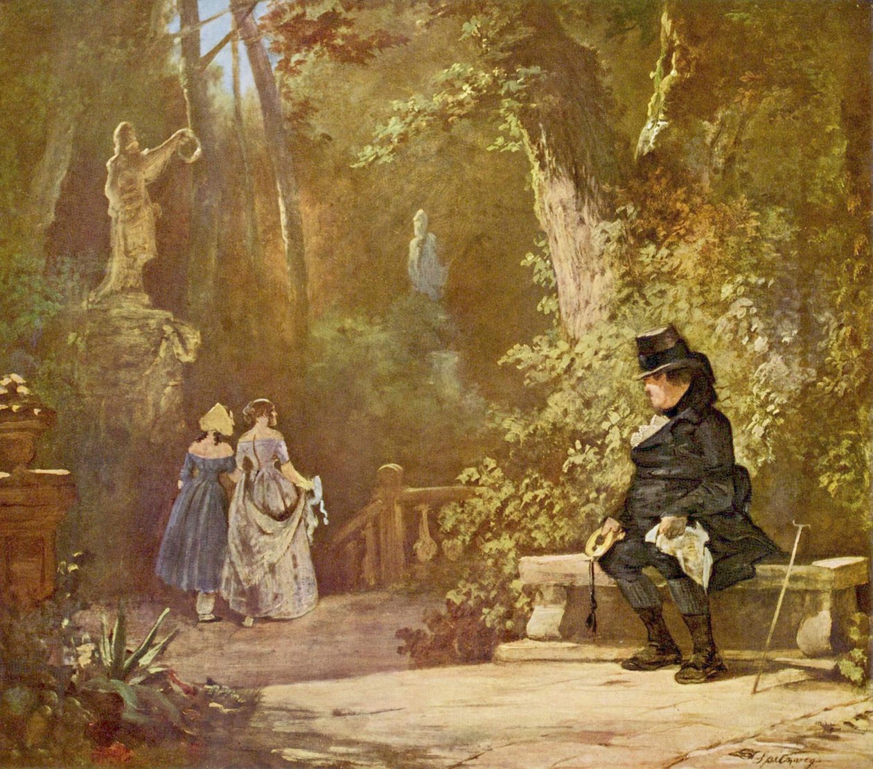 Le veuf - Carl Spitzweg