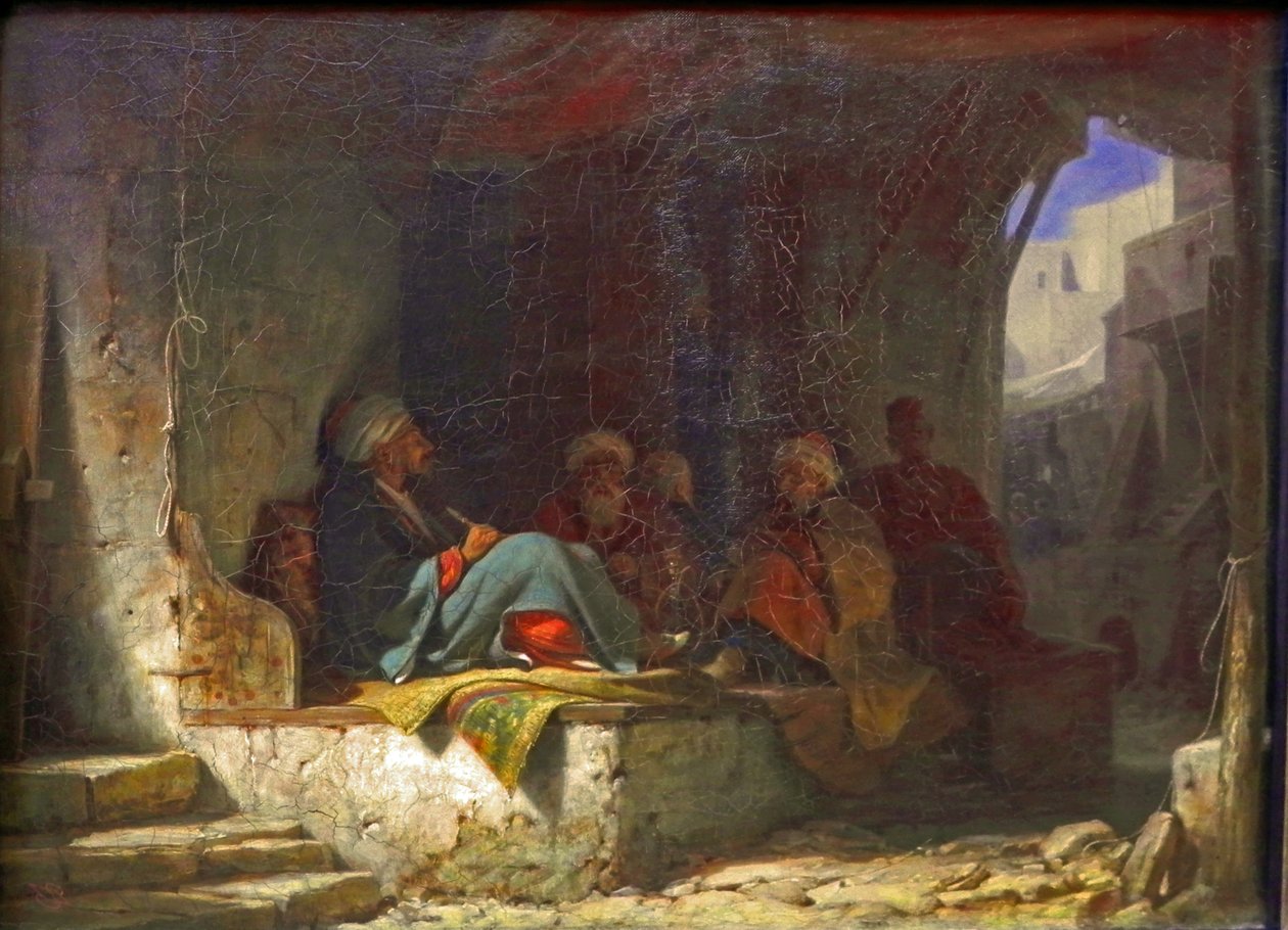 Des Turcs dans un café - Carl Spitzweg