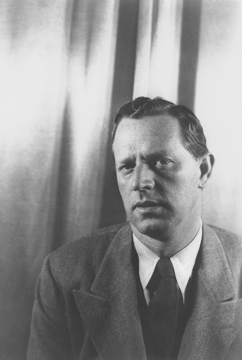 Erskine Caldwell (1903-87) 1938 (épreuve gélatino-argentique) - Carl Van Vechten