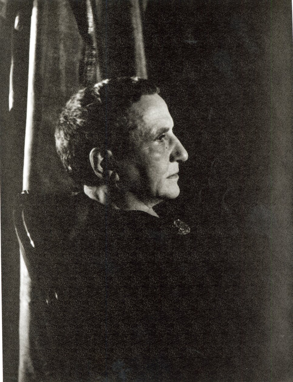 Gertrude Stein (1874-1946) 4 novembre 1934 (épreuve à la gélatine argentique) - Carl Van Vechten