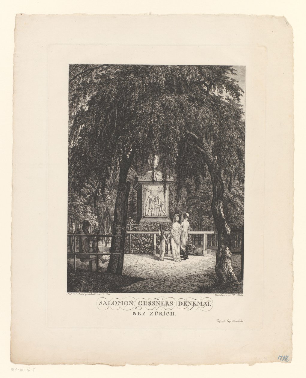 Monument pour Salomon Gessner près de Zurich - Carl Wilhelm Kolbe (I)