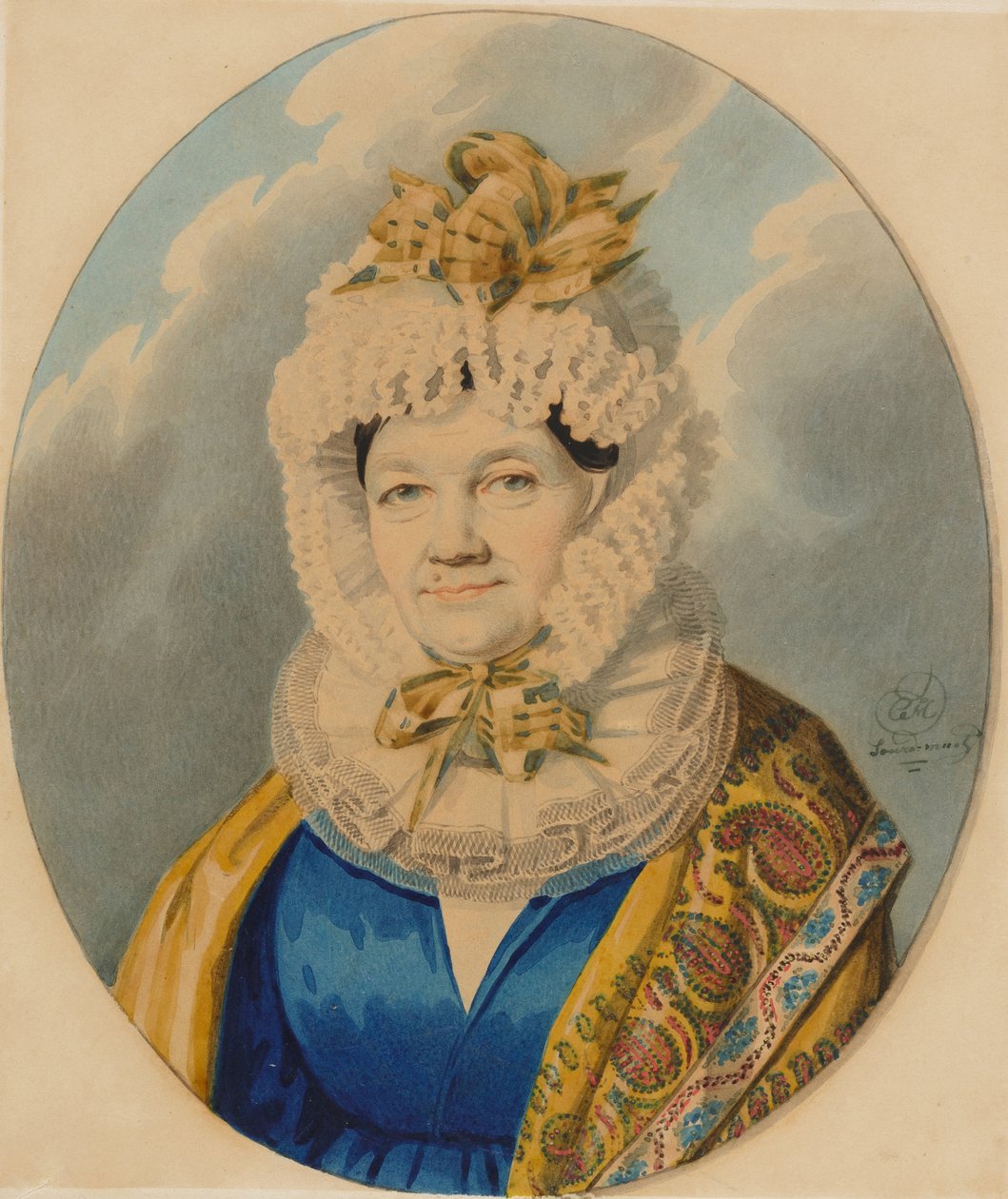 Comtesse Natalia Fyodorovna Gorchakova, début des années 1830 - Carl von Hampeln