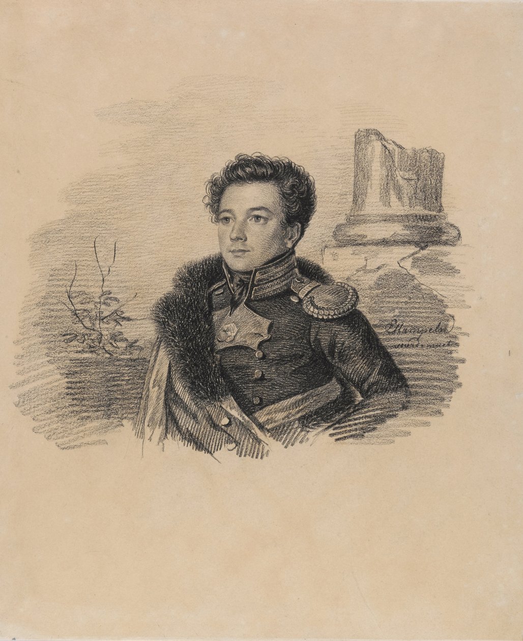 Portrait de A.P. Butovsky, entre 1817 et 1826 - Carl von Hampeln