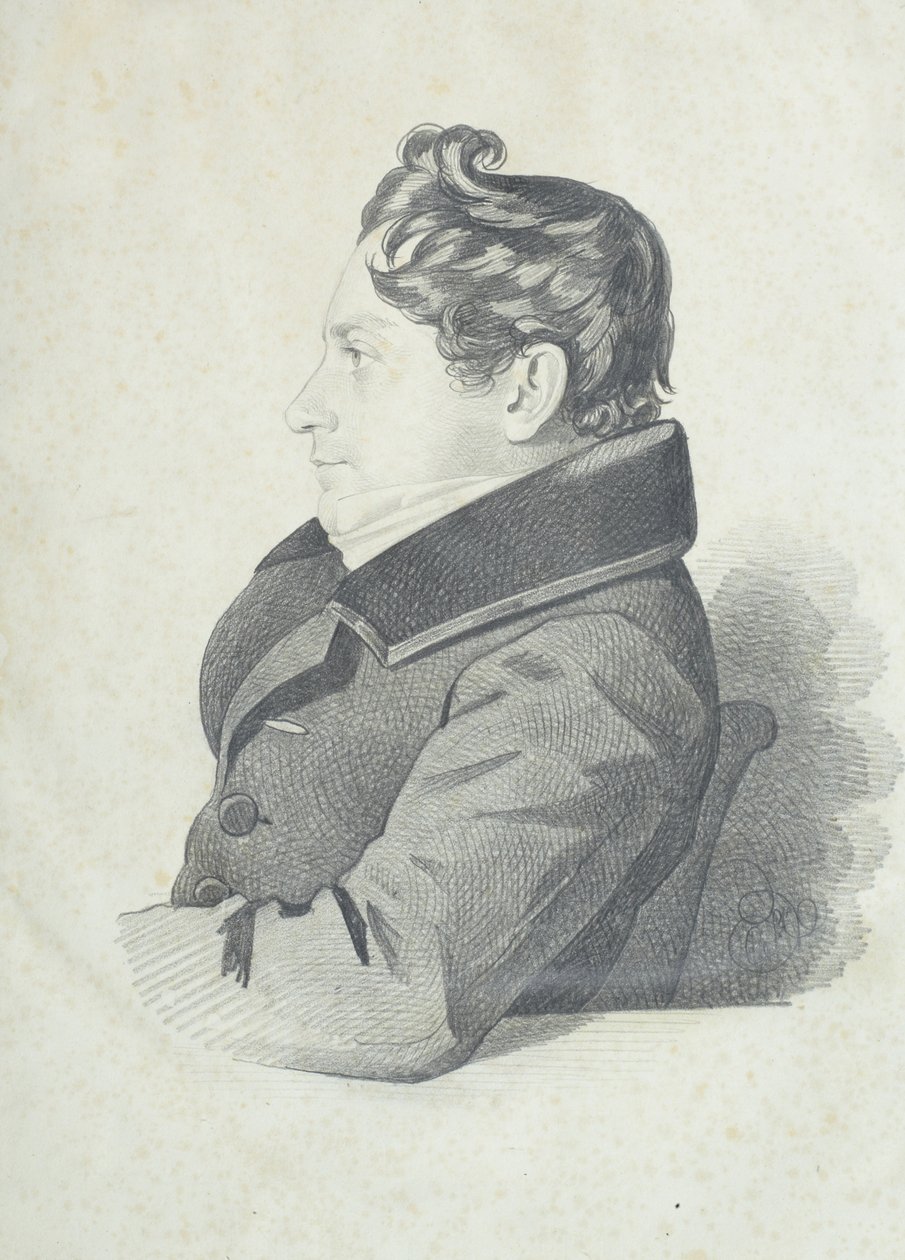 Portrait de Nikolay Adrianovich Divov 1792-1878, années 1830 - Carl von Hampeln