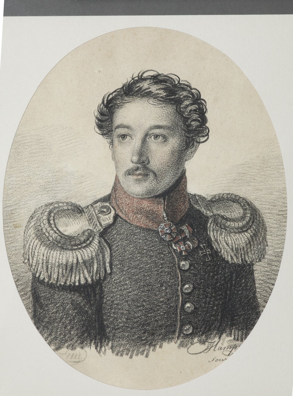 Portrait de Nikolay Vasilyevich Khvostov 1793-1837, 1822 - Carl von Hampeln