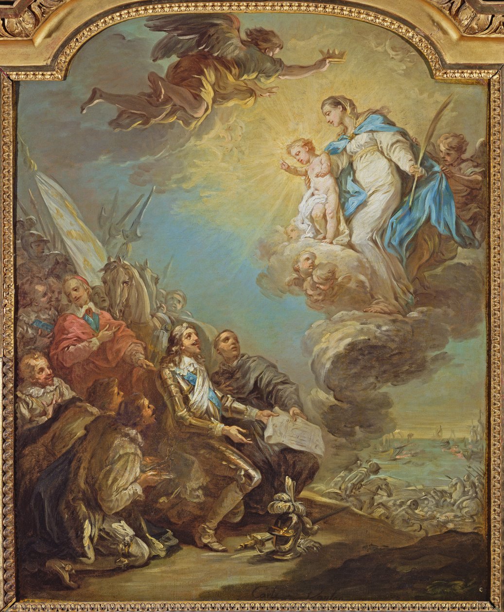 Étude pour Louis XIII (1601-43) dédiant l