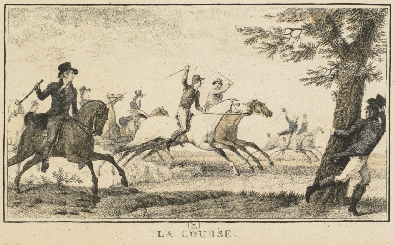 Scènes de course : La course - Carle Vernet