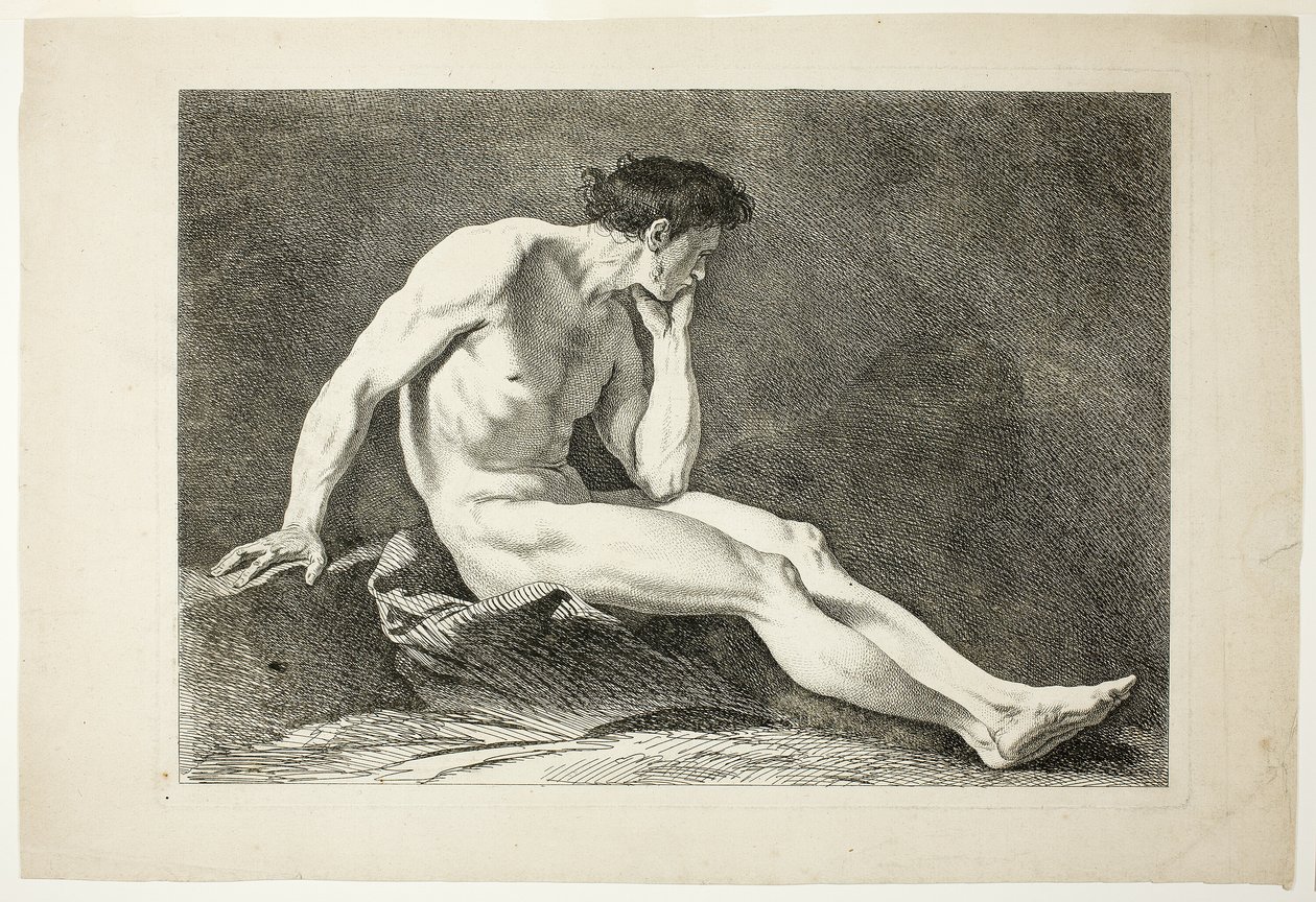 Figure, from Six Figures Académiques - Carle van Loo