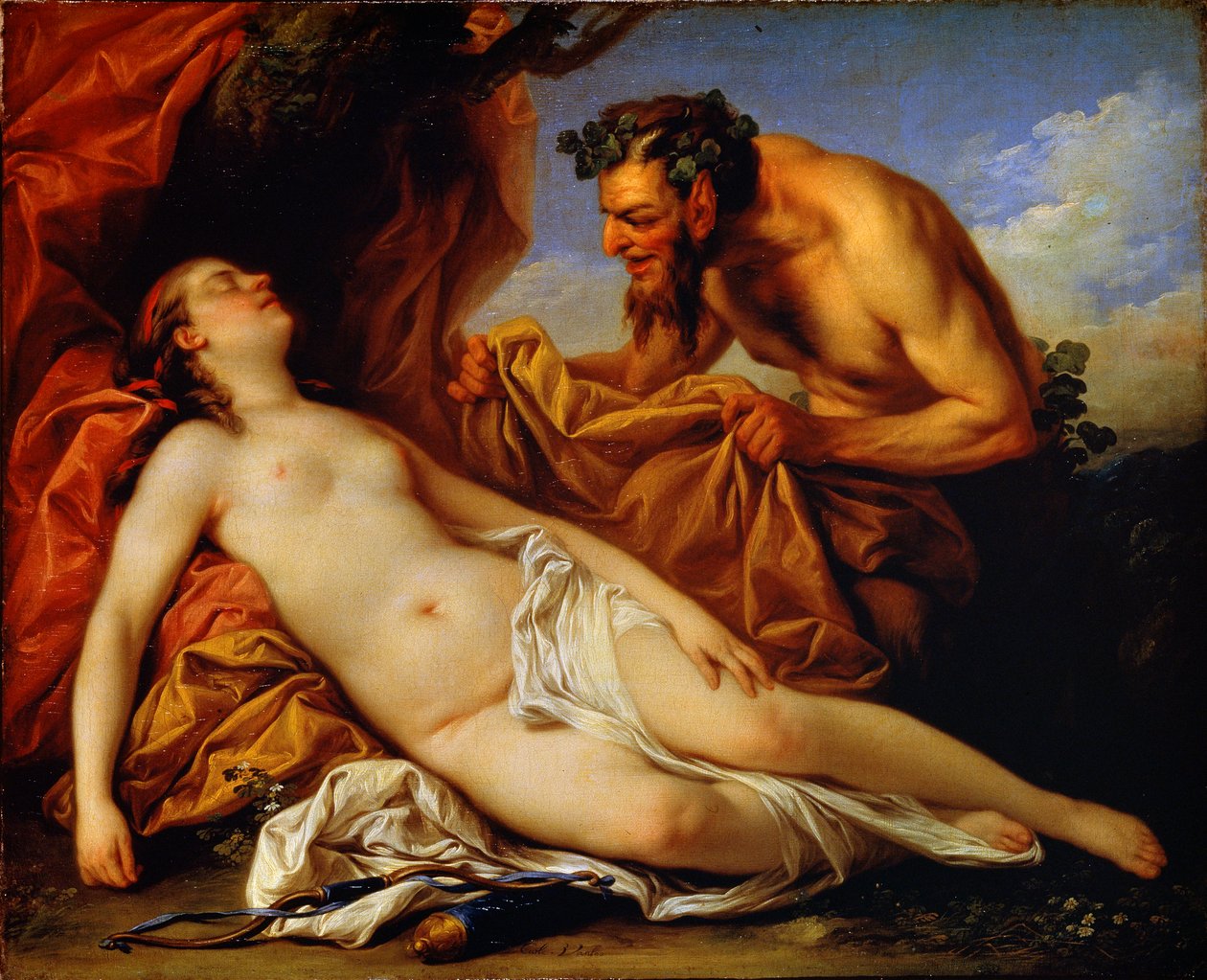Jupiter et Antiope, vers 1753 - Carle van Loo
