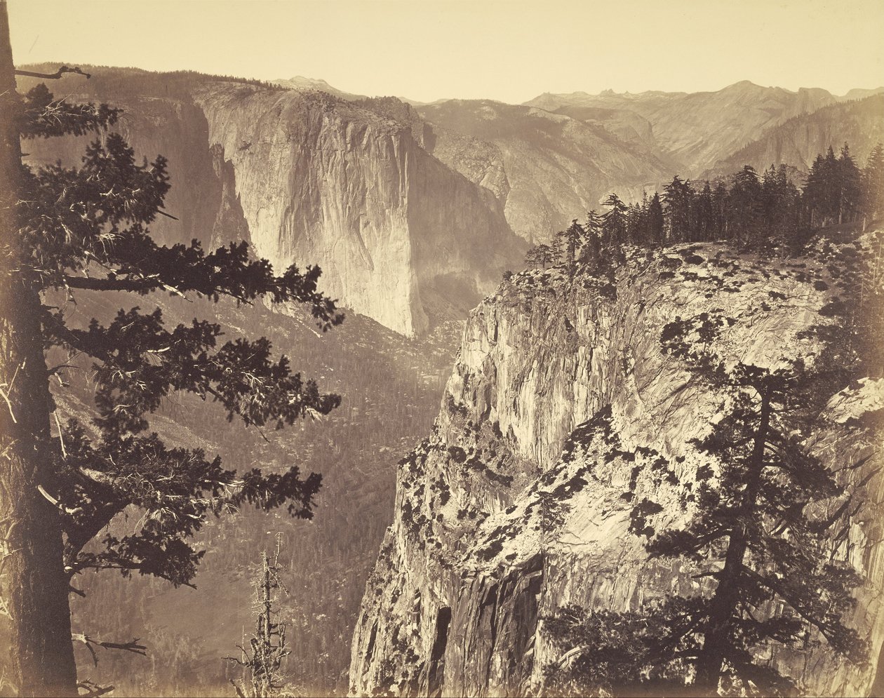 Première vue de la vallée - Carleton E. Watkins