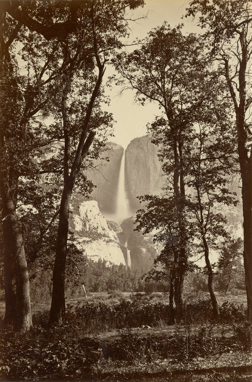 Chutes de Yosemite, 2634 pieds - Carleton E. Watkins