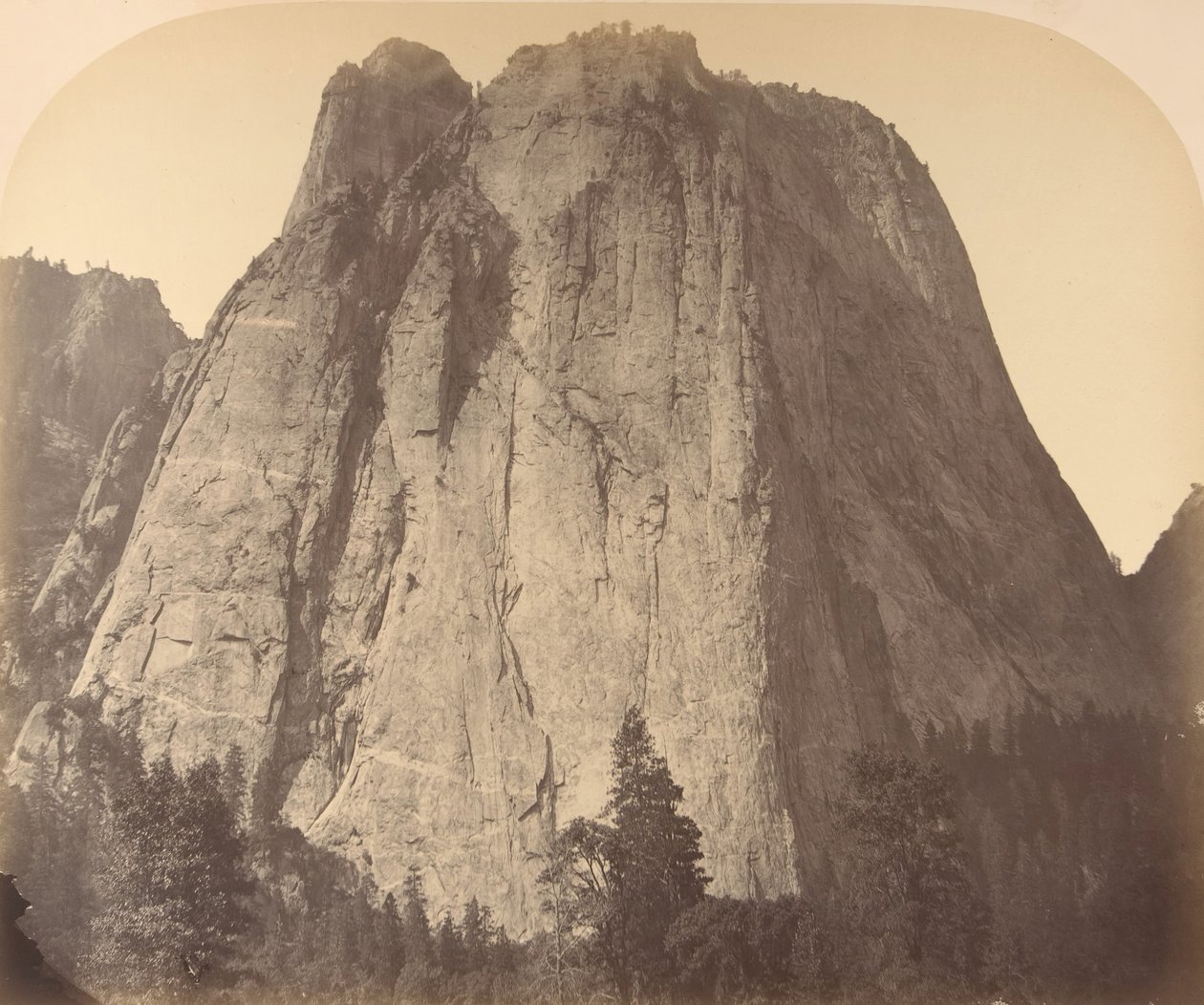 Cathedral Rock, 1861 - Carleton Emmons Watkins
