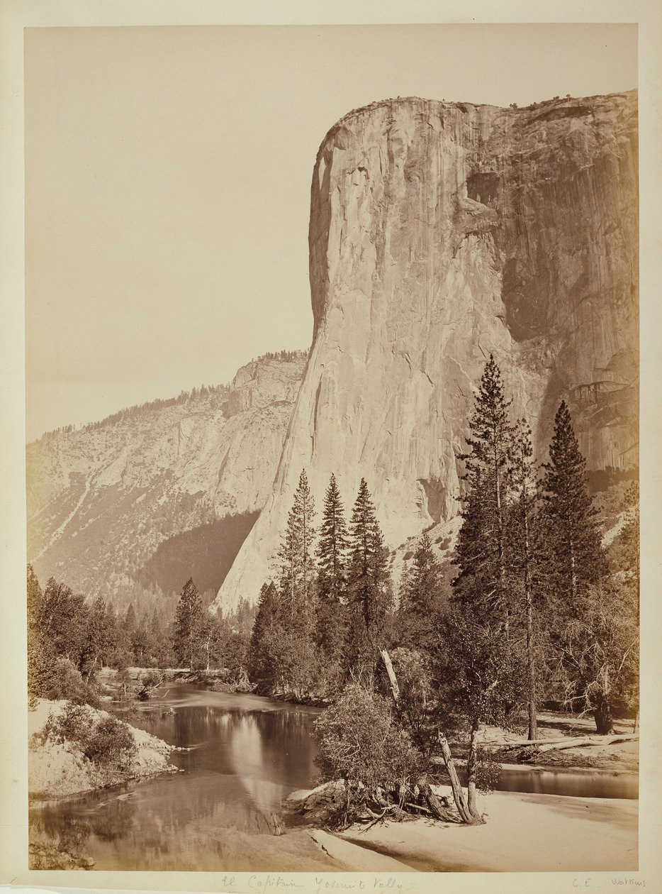 [El Capitan, vallée de Yosemite] - Carleton Watkins