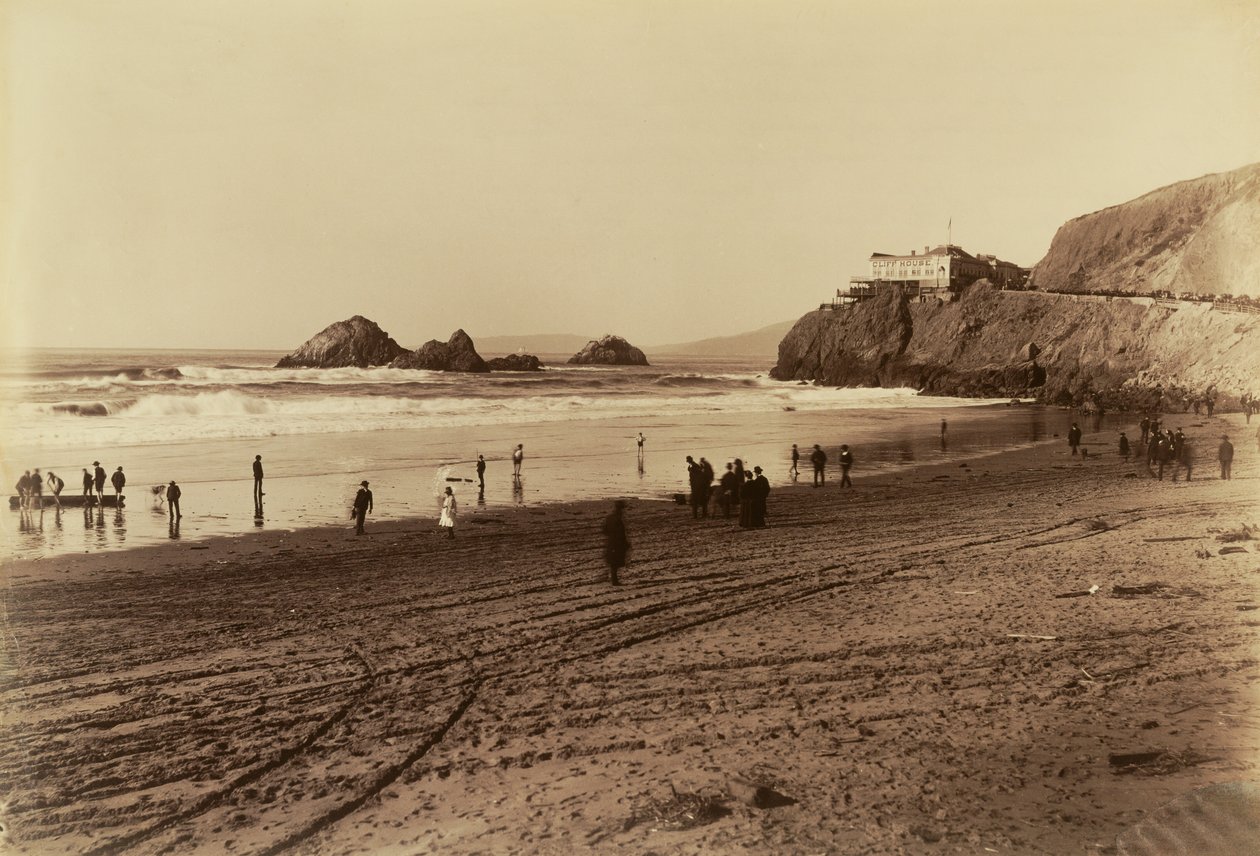 Le Cliff House, San Francisco - Carleton Watkins