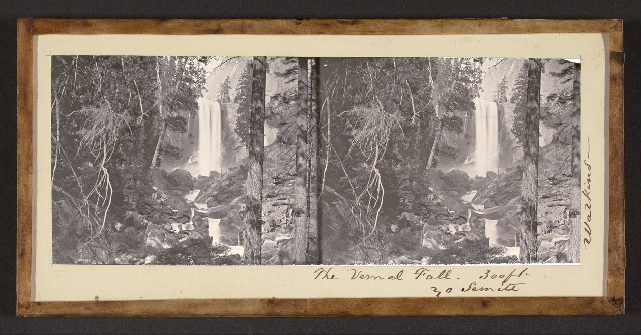 La chute Vernal. 300 ft. Yo Semite - Carleton Watkins