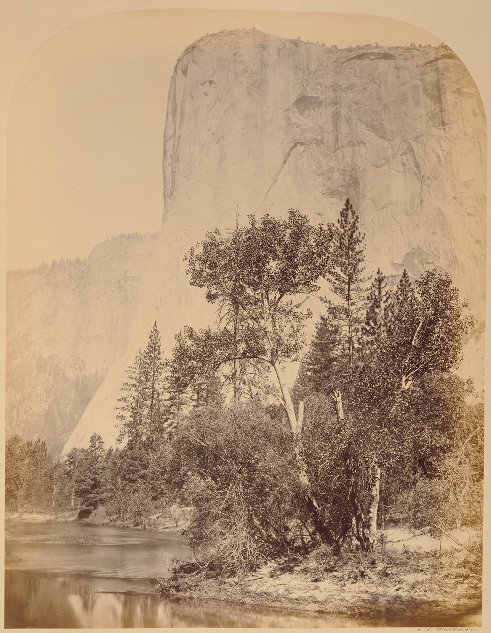 Tutucanula - El Capitan, 3600 pieds, Yosemite - Carleton Watkins